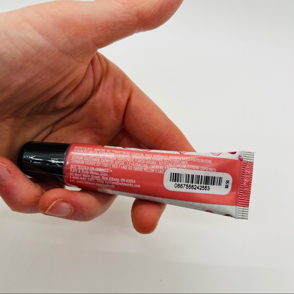 NWT Bath & Body Works Lip gloss Bubbly Rosé Sealed 0.47 ounces. - Picture 4 of 4